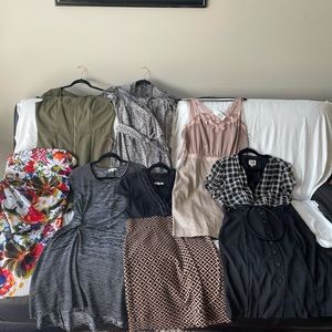 Lot of size 12 dresses.